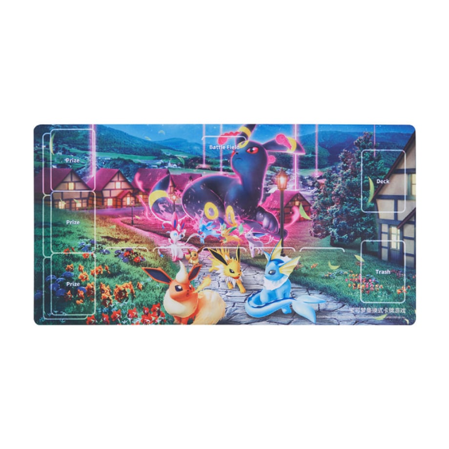 [There may be damage to the exterior] Simplified Chinese version Jiu Cai Hui Ju Eevee Playmat