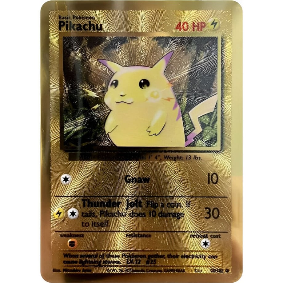 Pikachu 25th Metal Card [Overseas Limited Edition] / Pikachu - Miscellaneous Cards &amp; Products (58/102)