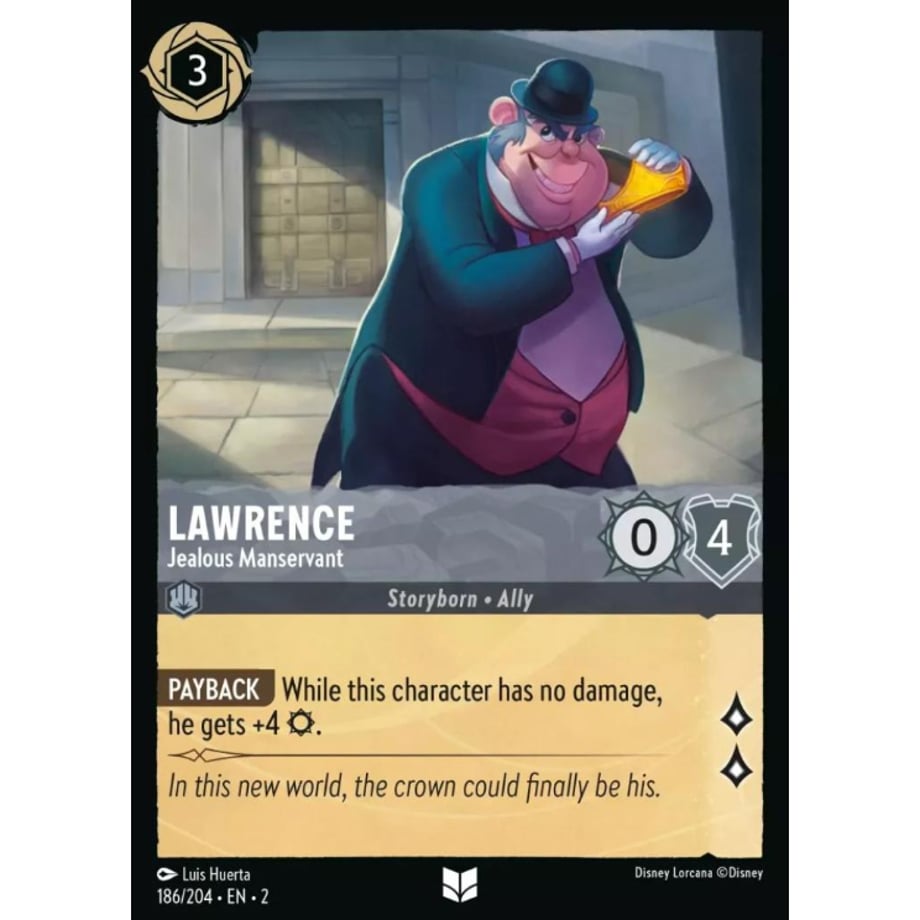 LORCANA Lawrence (Jealous Manservant) - 186/204-EN-2