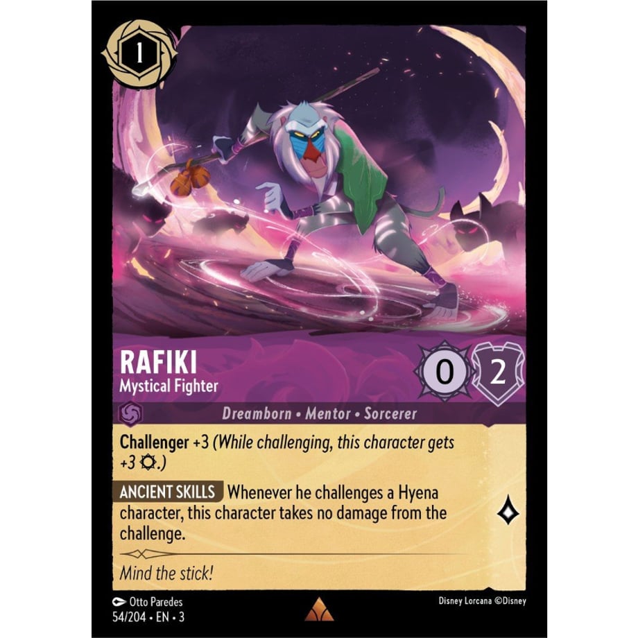 LORCANA Rafiki (Mystical Fighter) - 54/204-EN-3