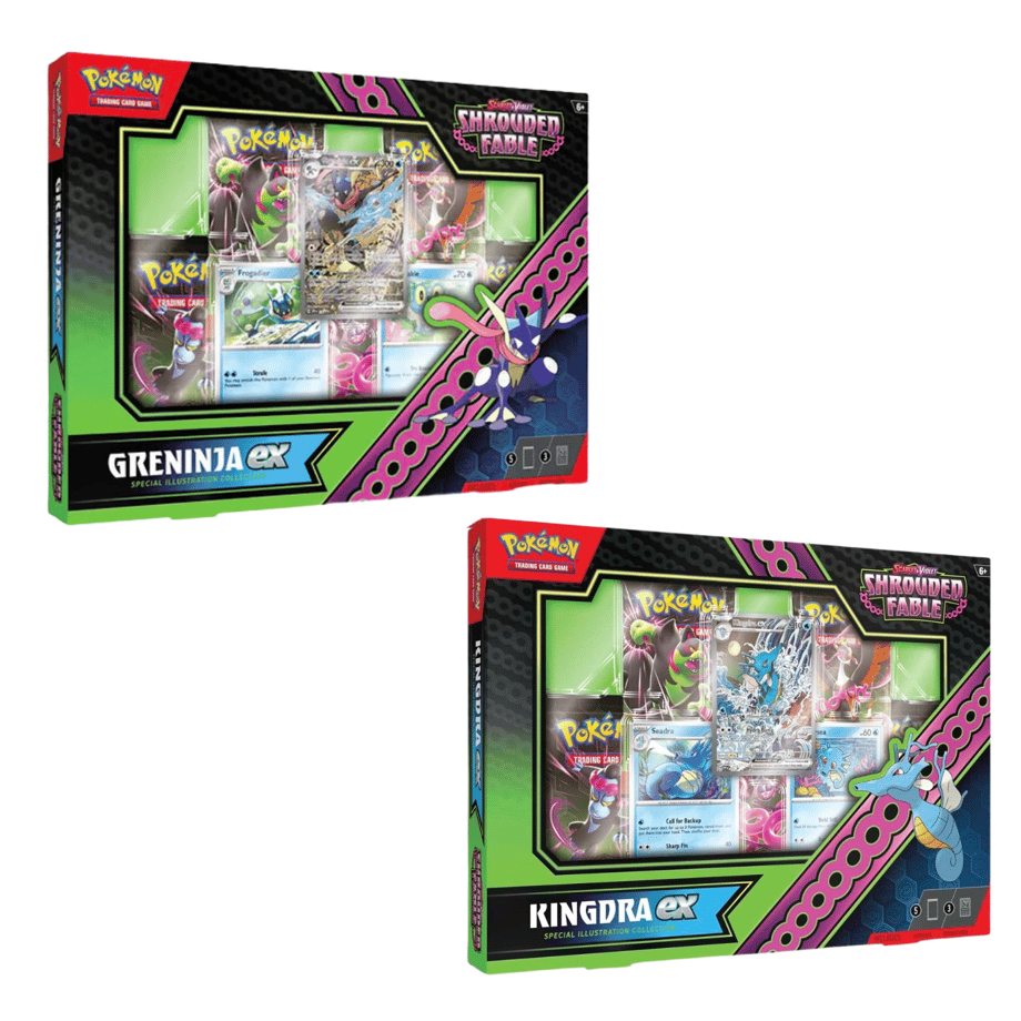 Pokemon Card Shrouded Fable Special Illustration Collection (Kingdra ex &amp; Greninja ex 2-piece set)