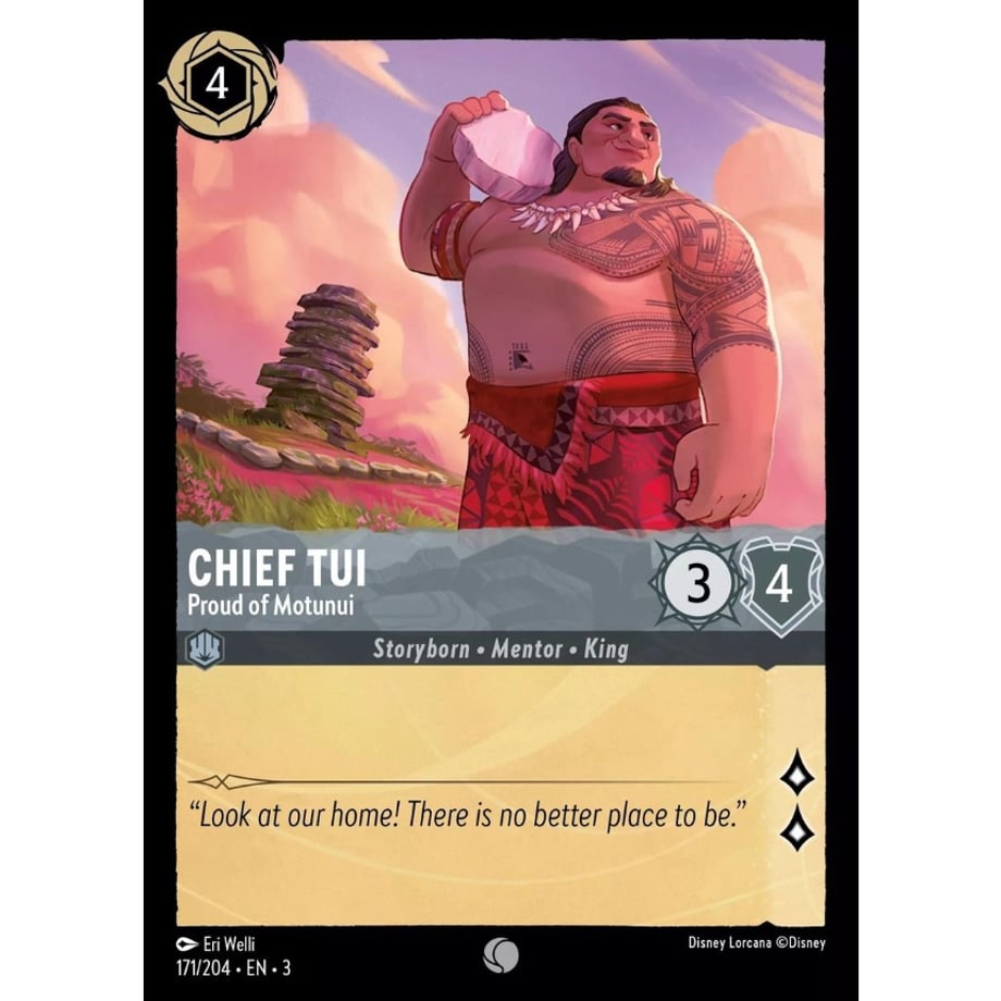 LORCANA Tui [Common] / Chief Tui (Proud of Motunui) - 171/204-EN-3