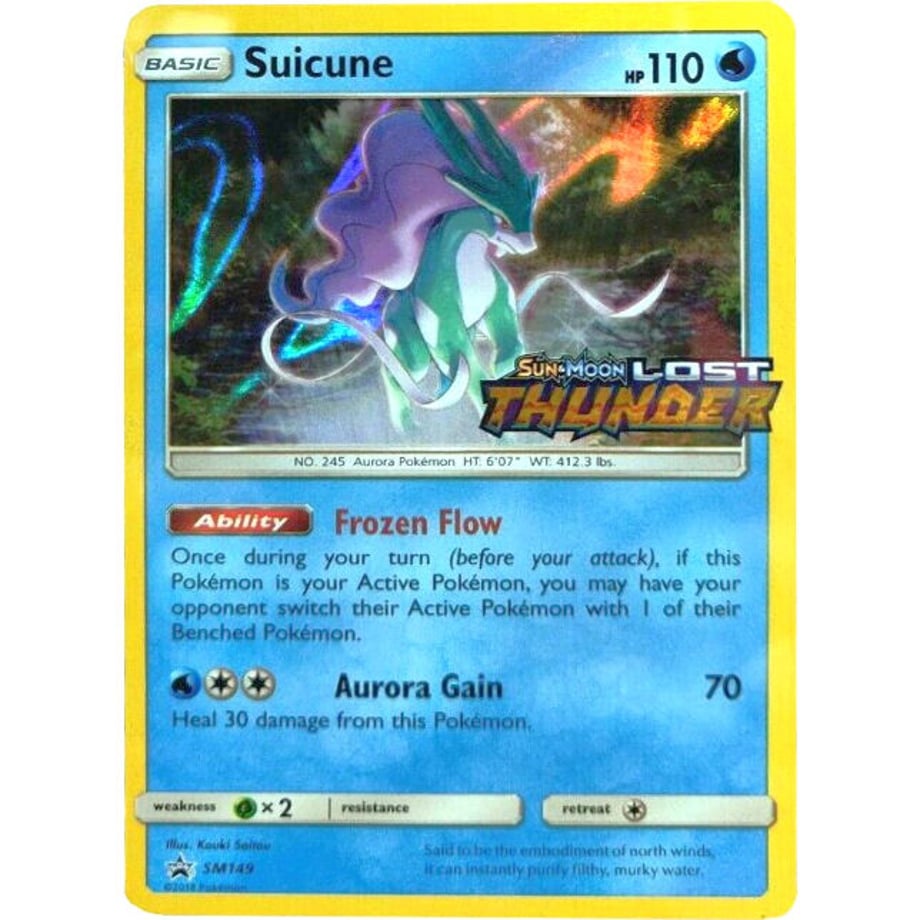 スイクン【海外限定絵柄】 / Suicune (Prerelease)  - SM Promos (SM149)