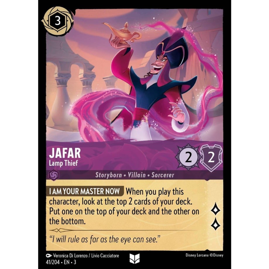 LORCANA Jafar (Lamp Thief) - 41/204-EN-3