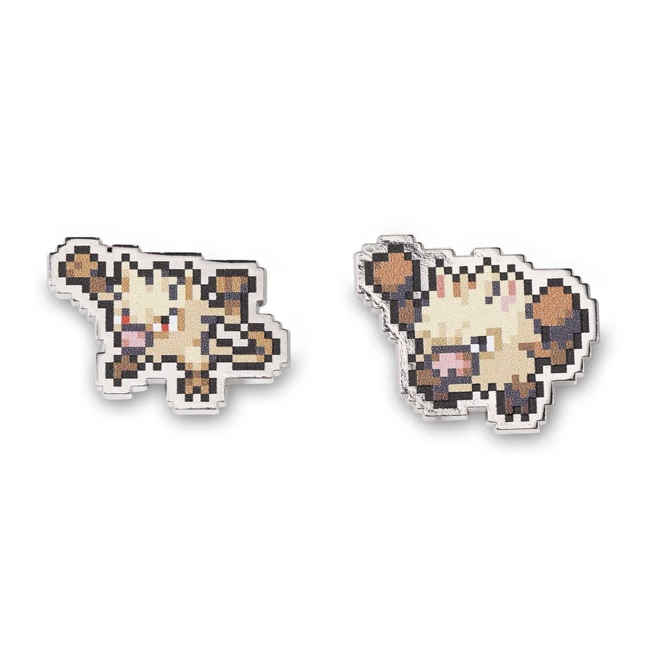 Pokémon Center Exclusive Mankey and Ogre-Monkey Pixel Pin