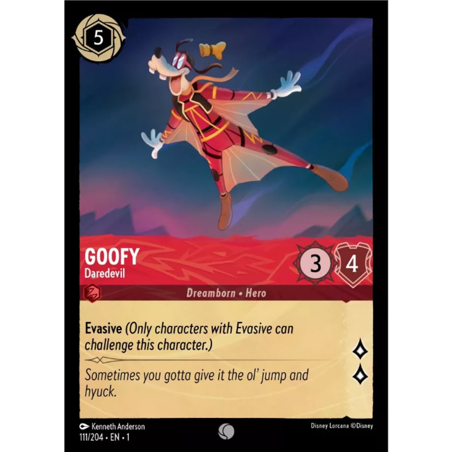 LORCANA Goofy (Daredevil) - 111/204-EN-1