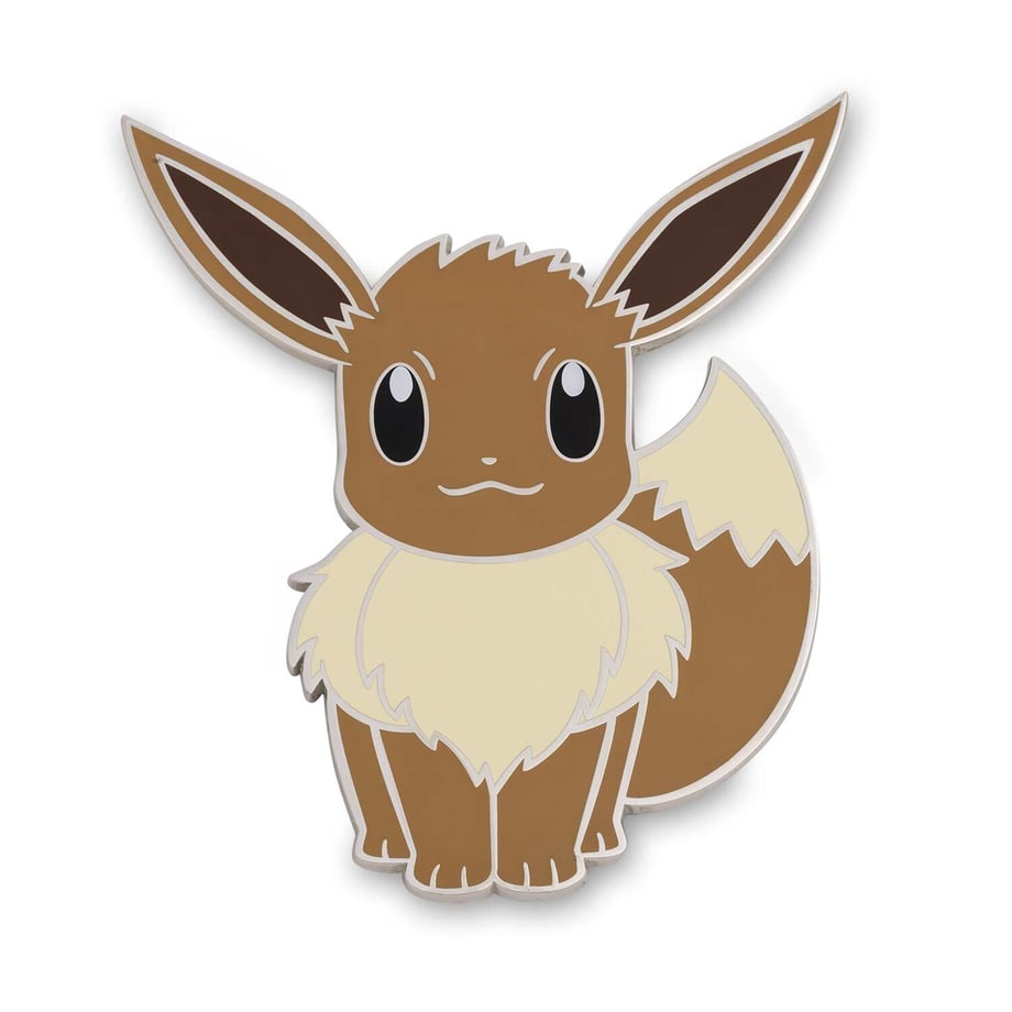 Pokemon Center Exclusive Eevee Big Size Pin