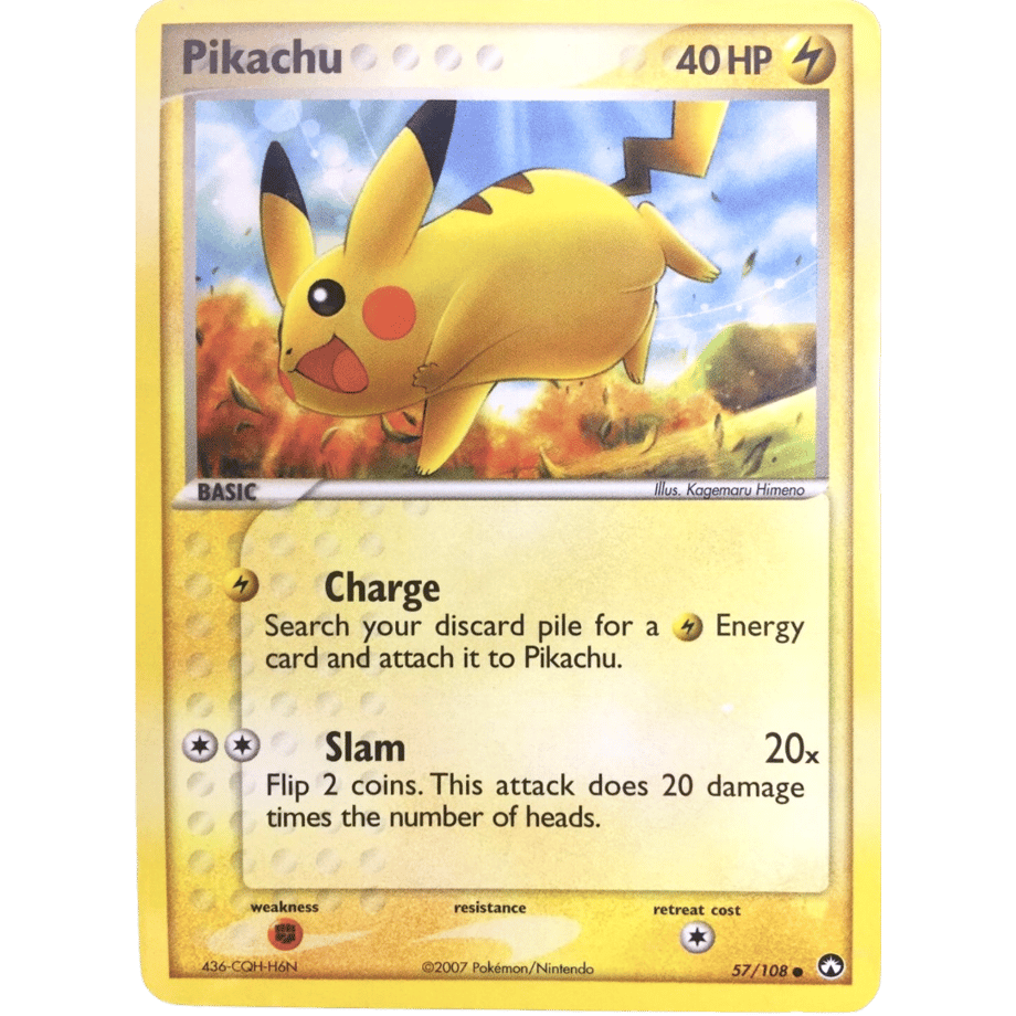 Pikachu (World Champions Pack design) / Pikachu - Power Keepers (57/108)