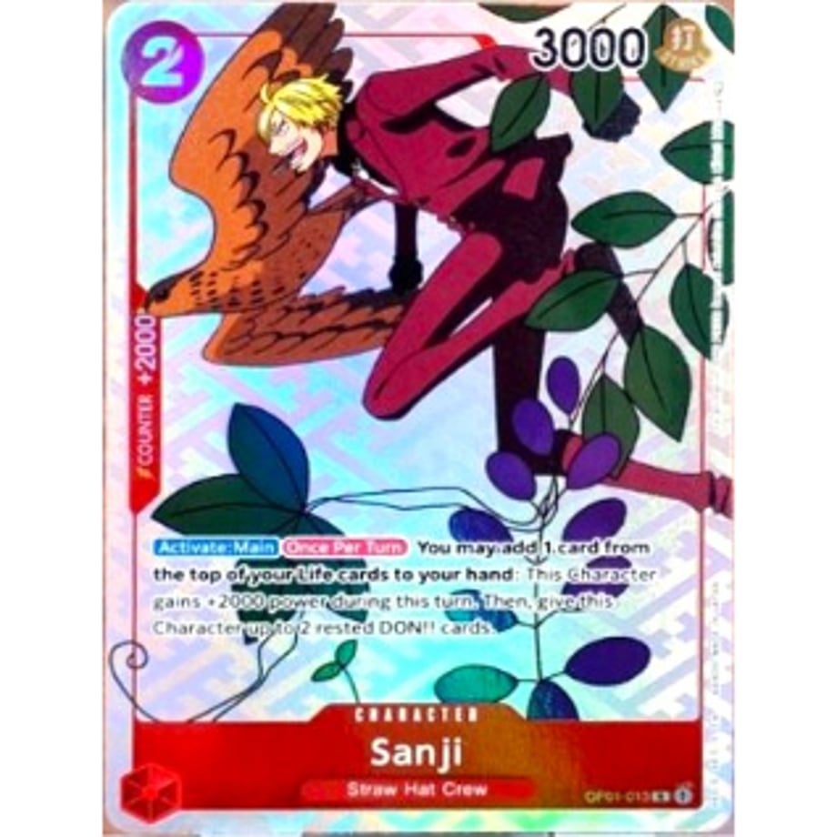 [English version] One Piece Card Overseas Limited Edition Sanji [Parallel] / Sanji (English OP01-013)