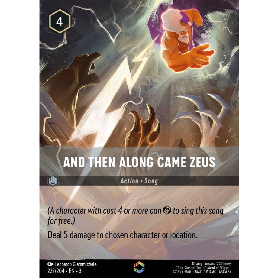 LORCANA And Then Along Came Zeus - 222/204-EN-3