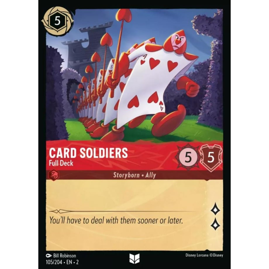 LORCANA Card Soldiers (Full Deck) - 105/204-EN-2