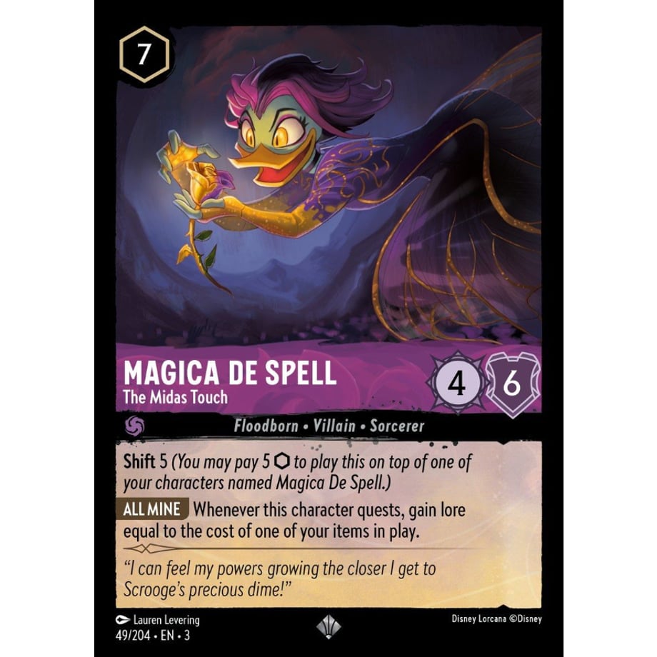 LORCANA Magica De Spell (The Midas Touch) - 49/204-EN-3