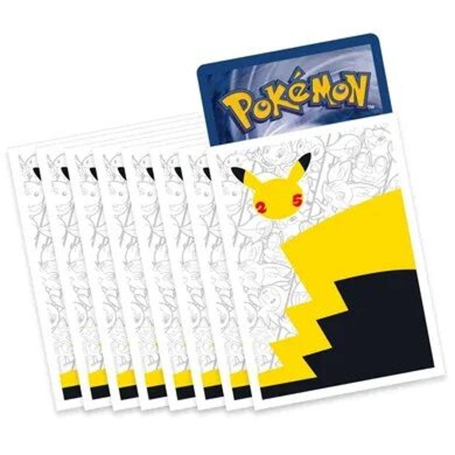 Pokemon Card Pokemon Center Limited Edition Celebrations Elite Trainer Box Card Sleeves (65 Cards) [25th Anniversary]