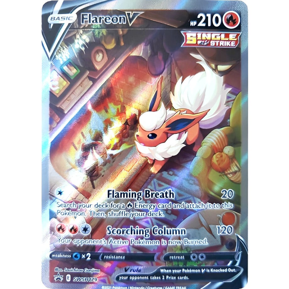 Booster V [SA] / Flareon V - Sword &amp; Shield Promo Cards (SWSH179)