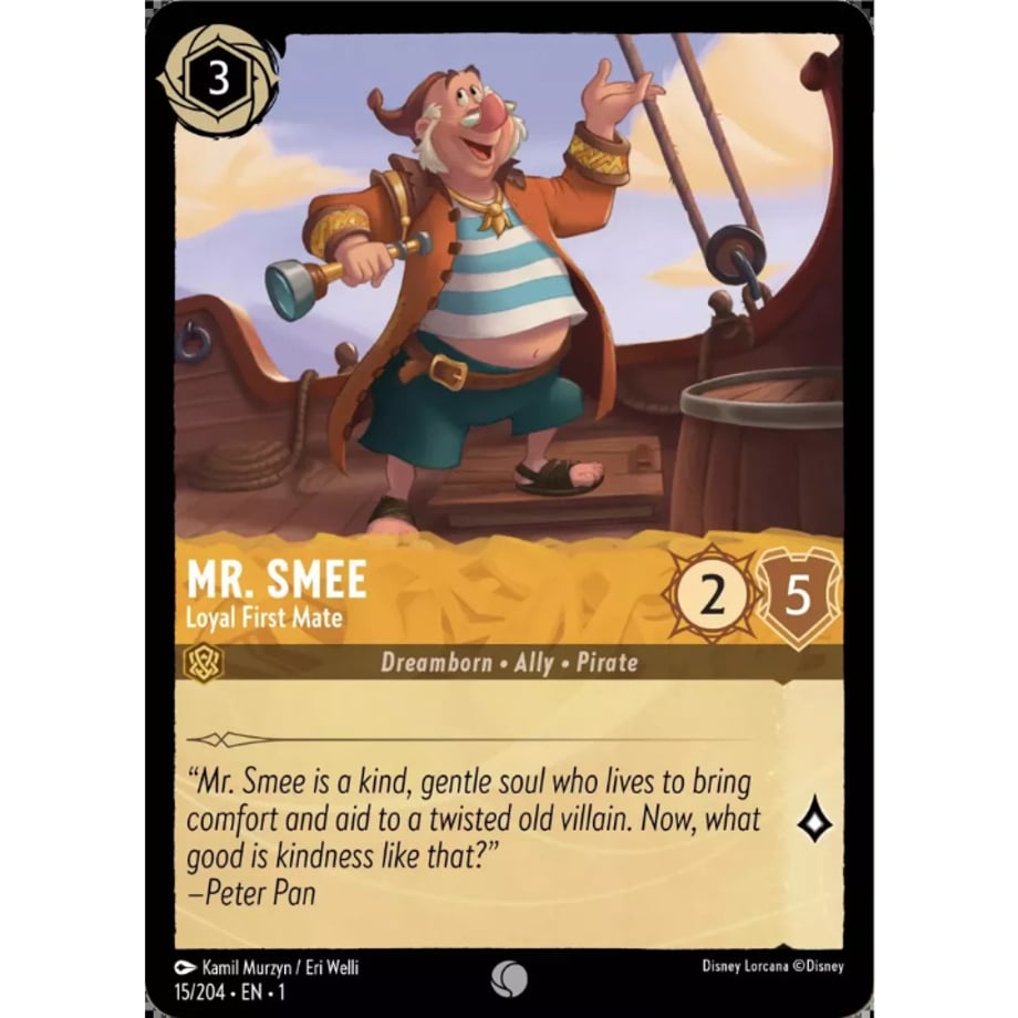 LORCANA Smee [Common] / Mr. Smee (Loyal First Mate) - 15/204-EN-1