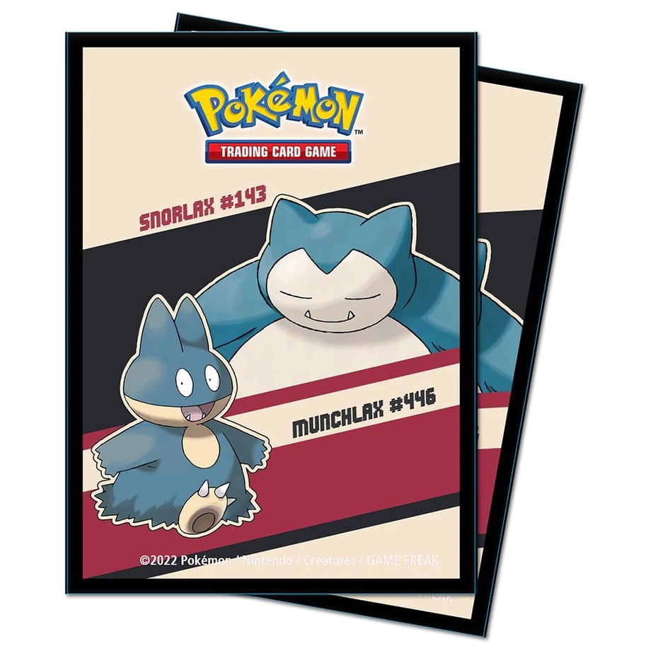 Pokemon Card Ultra Pro Card Sleeves (65 cards) [Goomba &amp; Snorlax]