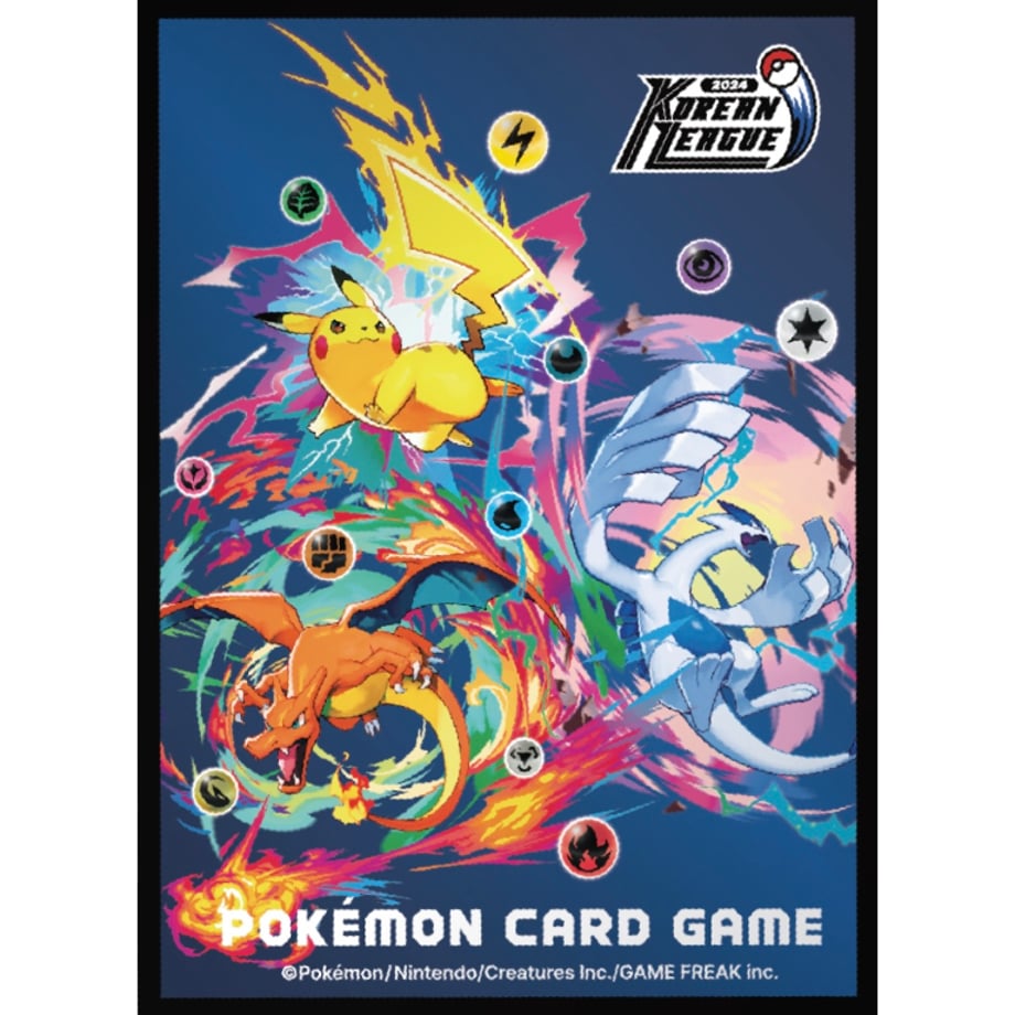 [Rose] Korea Limited 2024 Korean League TOP16 Pikachu, Charizard, Lugia Sleeve (2023)