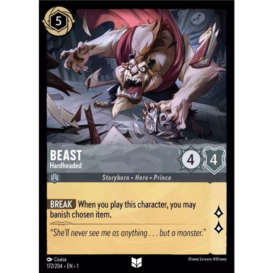 LORCANA Beast (Hardheaded) - 172/204-EN-1(Foil)