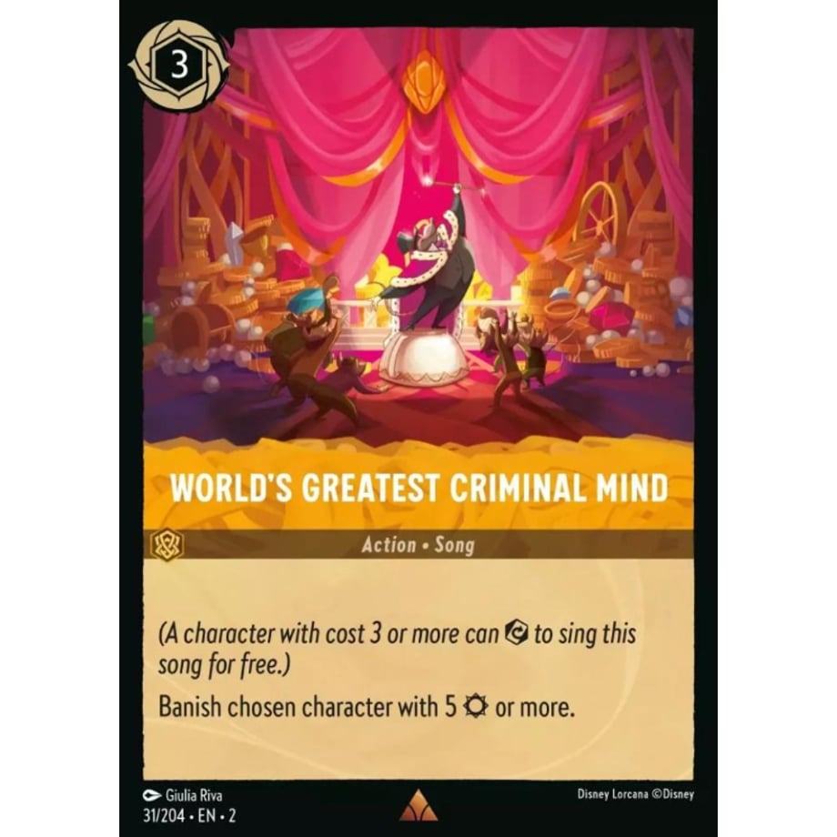 LORCANA 世界一の犯罪心理学者【レア】 / World's Greatest Criminal Mind  - 31/204-EN-2