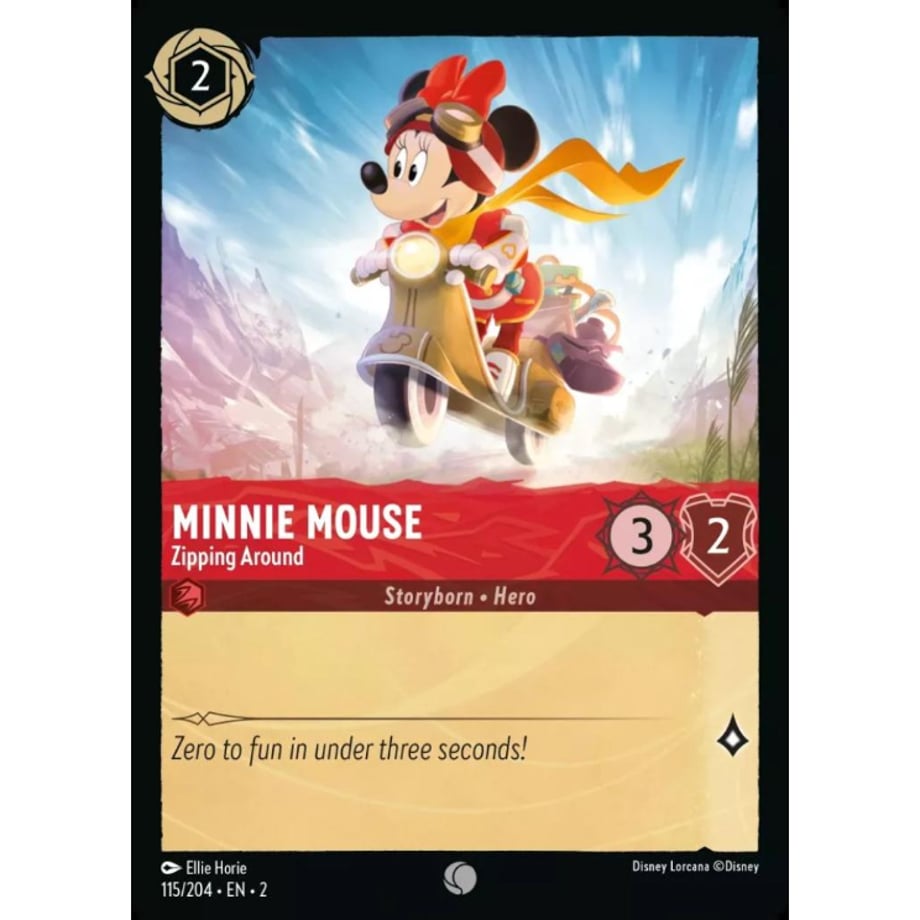 LORCANA Minnie Mouse [Common] / Minnie Mouse (Zipping Around) - 115/204-EN-2