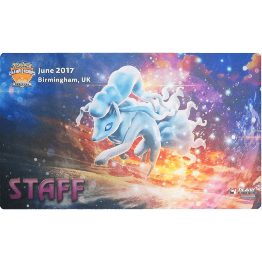 Pokemon Card 2017 Regional Championships (Birmingham, UK) Alola Ninetales Playmat [STAFF]