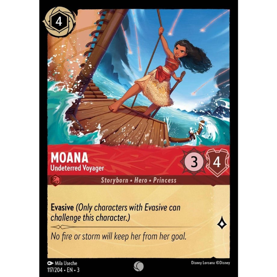 LORCANA Moana [Common] / Moana (Undeterred Voyager) - 117/204-EN-3