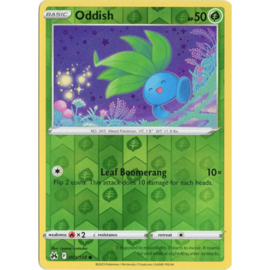 Oddish [Rivahori] / Oddish - Crown Zenith (001/159)