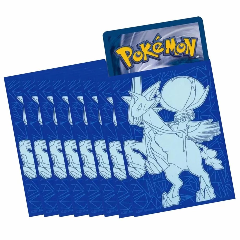 ポケモンカード Chilling Reign Elite Trainer Box カードスリーブ (65枚) 【バドレックス(白馬)】