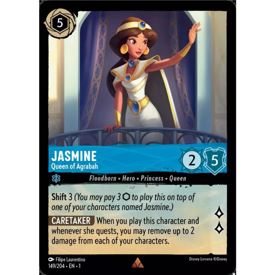 LORCANA Jasmine (Queen of Agrabah) - 149/204-EN-1(Foil)