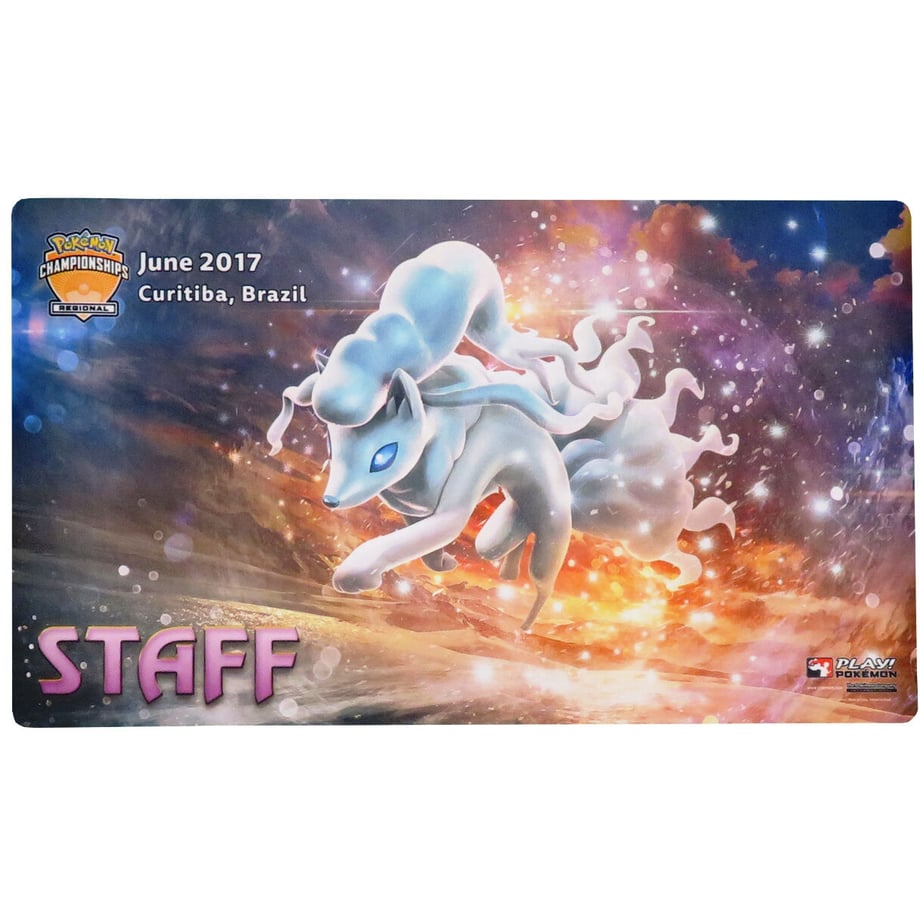 Pokemon Card 2017 Regional Championships (Curitiba, Brazil) Alola Ninetales Playmat [STAFF]