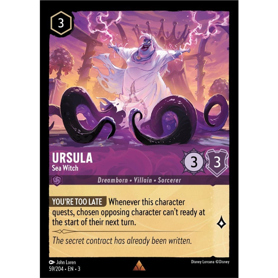 LORCANA Ursula (Sea Witch) - 59/204-EN-3