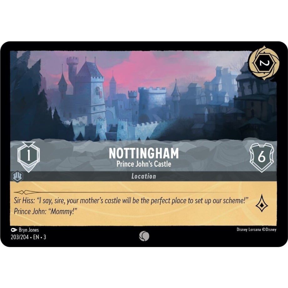 LORCANA ノッティンガム 【コモン】 / Nottingham (Prince John's Castle) - 203/204-EN-3