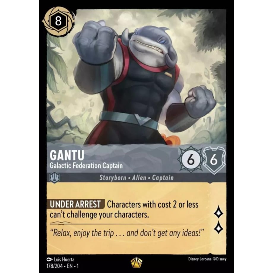 LORCANA Gantu [Legendary] / Gantu (Galactic Federation Captain) - 178/204-EN-1