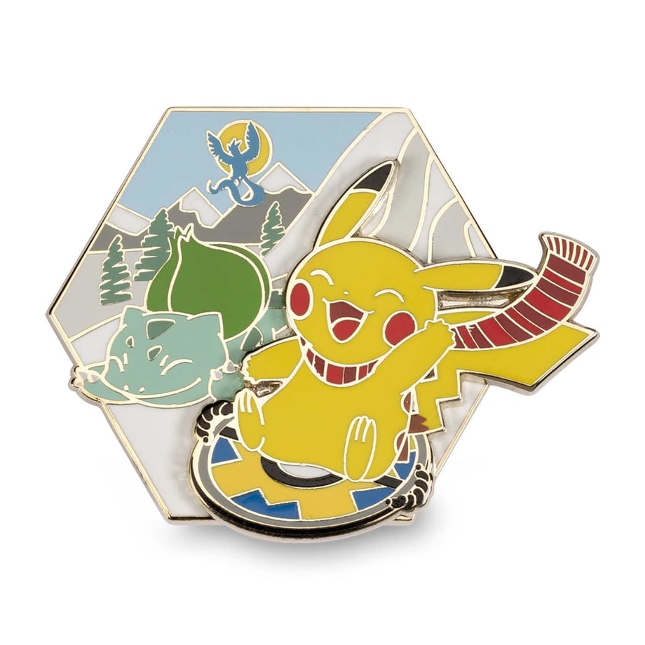 ポケモンセンター限定 Dashing Down the Hill Sliding  Celebrations ピン