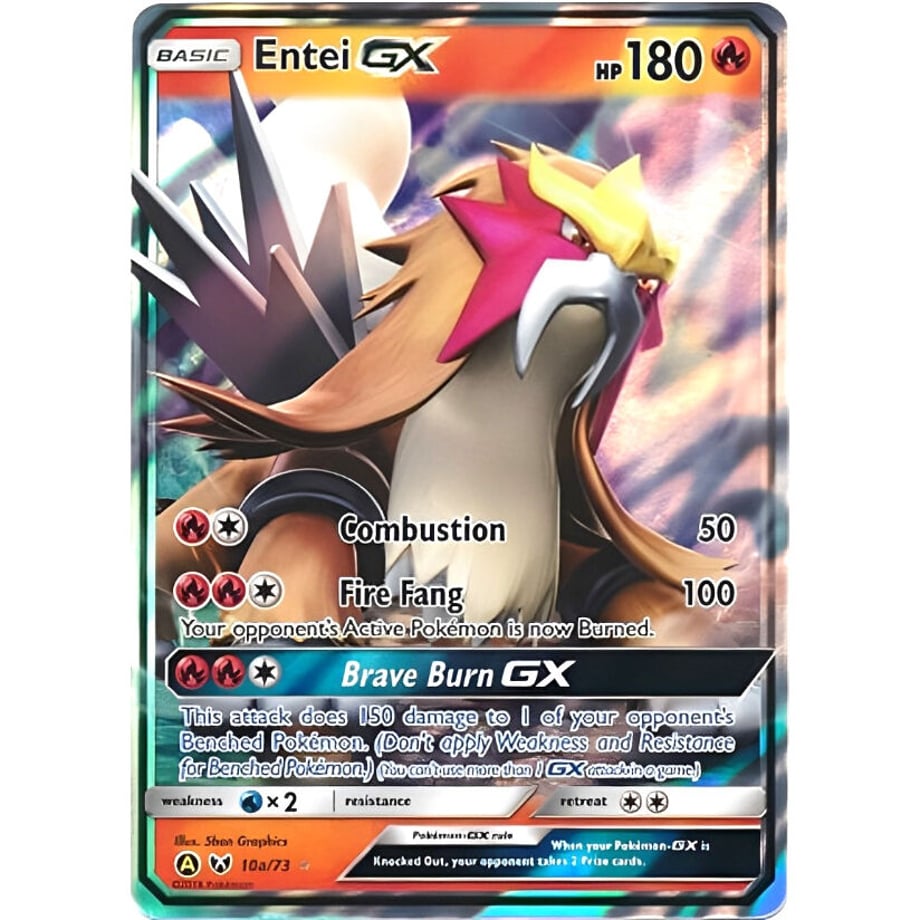 Entei GX [Overseas exclusive design] / Entei GX - Alternate Art Promos (10a/73)