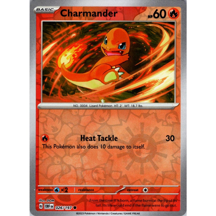 Charmander - Obsidian Flames (026/197)