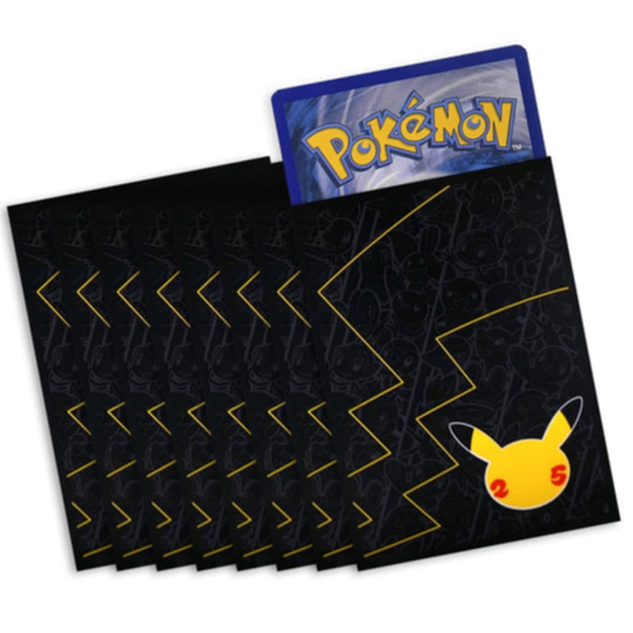 Pokemon Card Celebrations Elite Trainer Box Card Sleeves (65 Cards) [25th Anniversary]