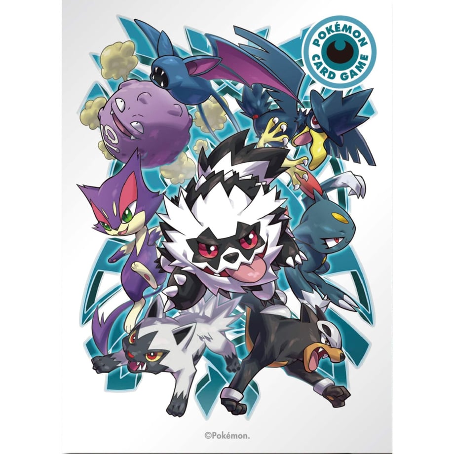 [Rose] Japanese version Pokemon Center exclusive Type Fighters Evil Sleeve (2020)