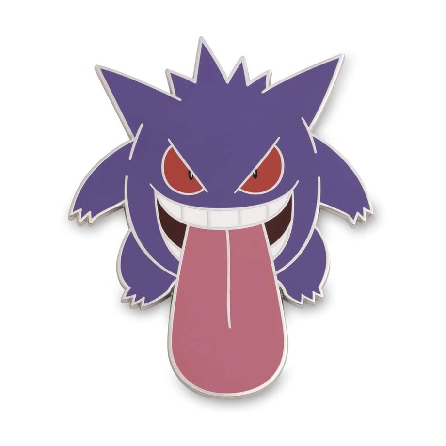 Pokemon Center Exclusive Gengar Big Size Pin