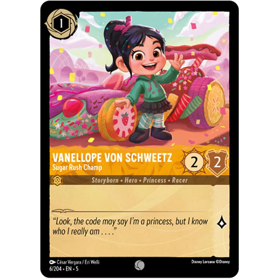 LORCANA Vanellope von Schweetz (Sugar Rush Champ) - 6/204-EN-5