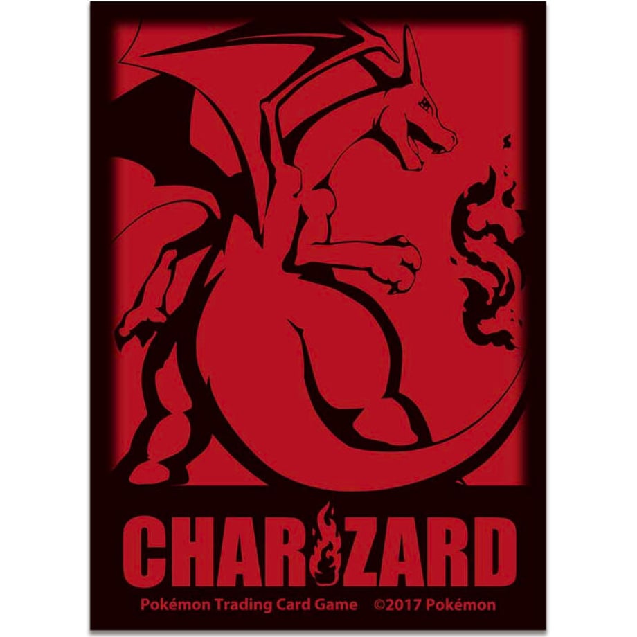 【バラ】 海外ポケセン限定 Charizard Crimson（リザードン/赤）スリーブ (2017)