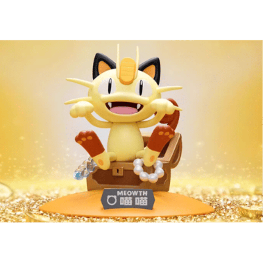 [The outer box may be crushed] China exclusive Pokemon x Funism palm-sized figure [Meowth]