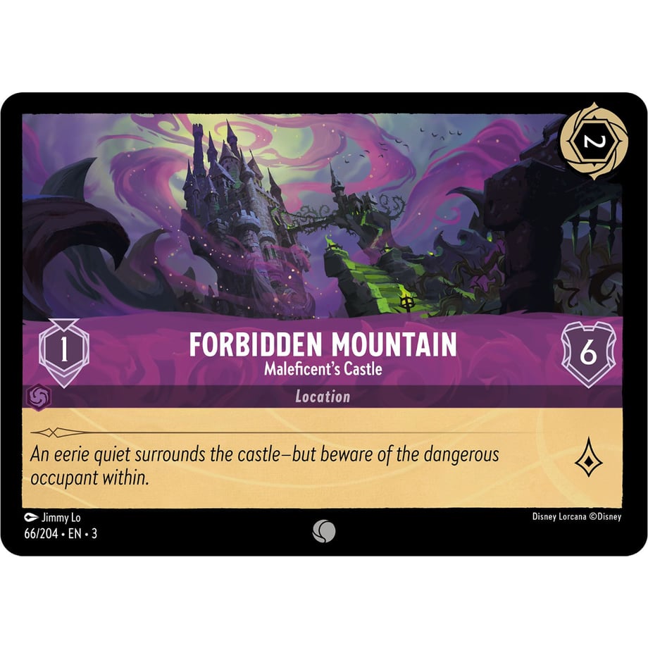 LORCANA Forbidden Mountain (Maleficent's Castle) - 66/204-EN-3