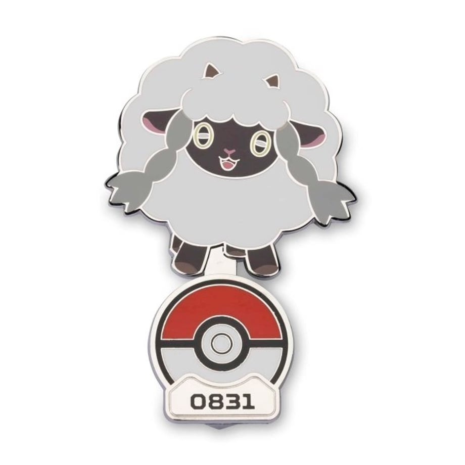 Pokemon Center Exclusive Wooloo Standing Pin