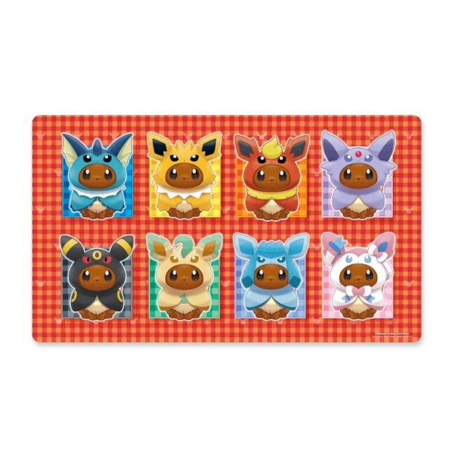 Pokemon Card Eevee Poncho Playmat