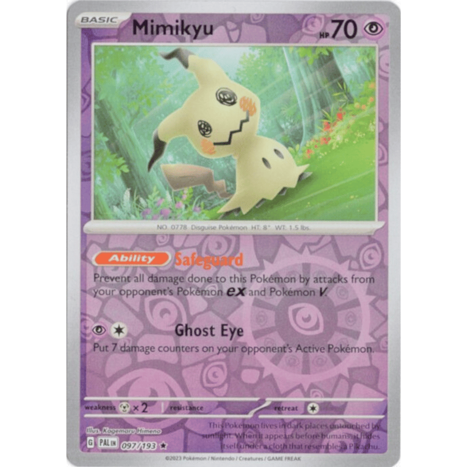 Mimikyu - Paldea Evolved (097/193 or 037/091)