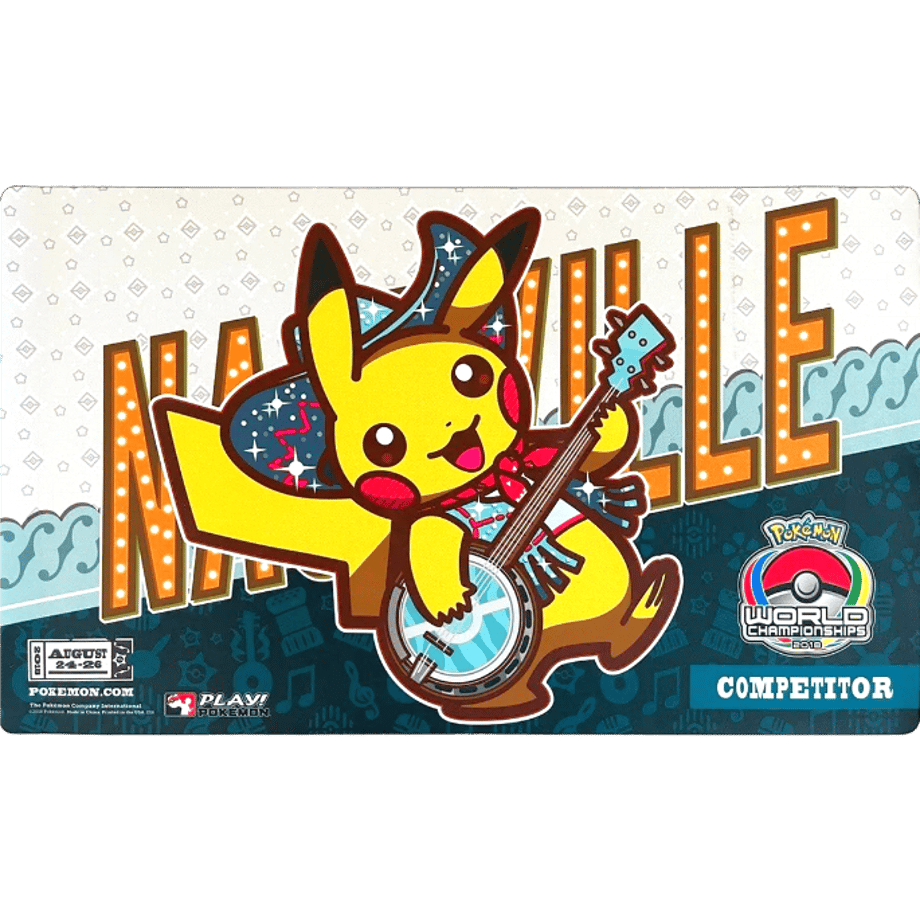 ポケモンカード 2018 World ChampionShips Nashvill 選手限定 プレイマット 【外袋つき】