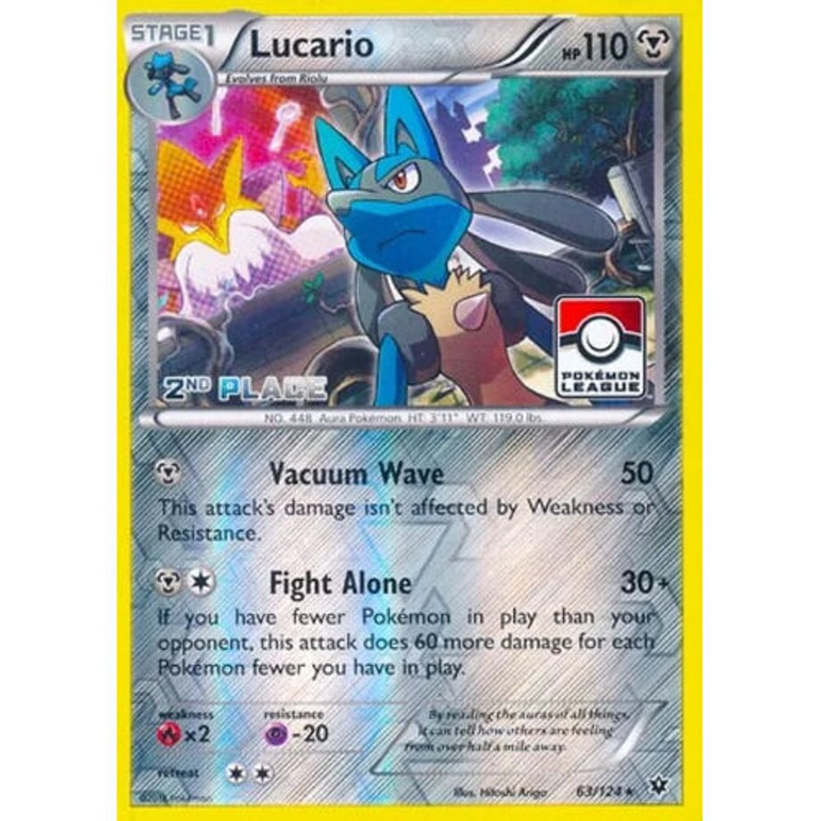 Lucario - League &amp; Championship Cards (63/124)