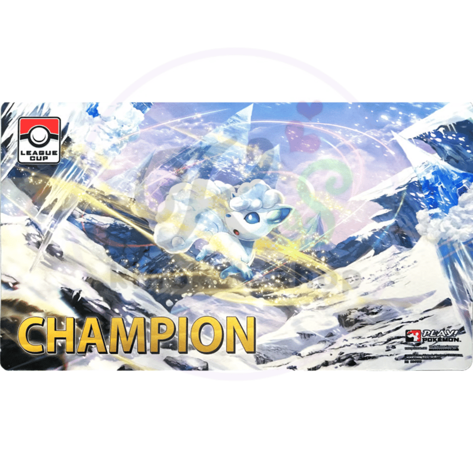 Pokemon Card 2023 League Cups Alolan Vulpix Playmat