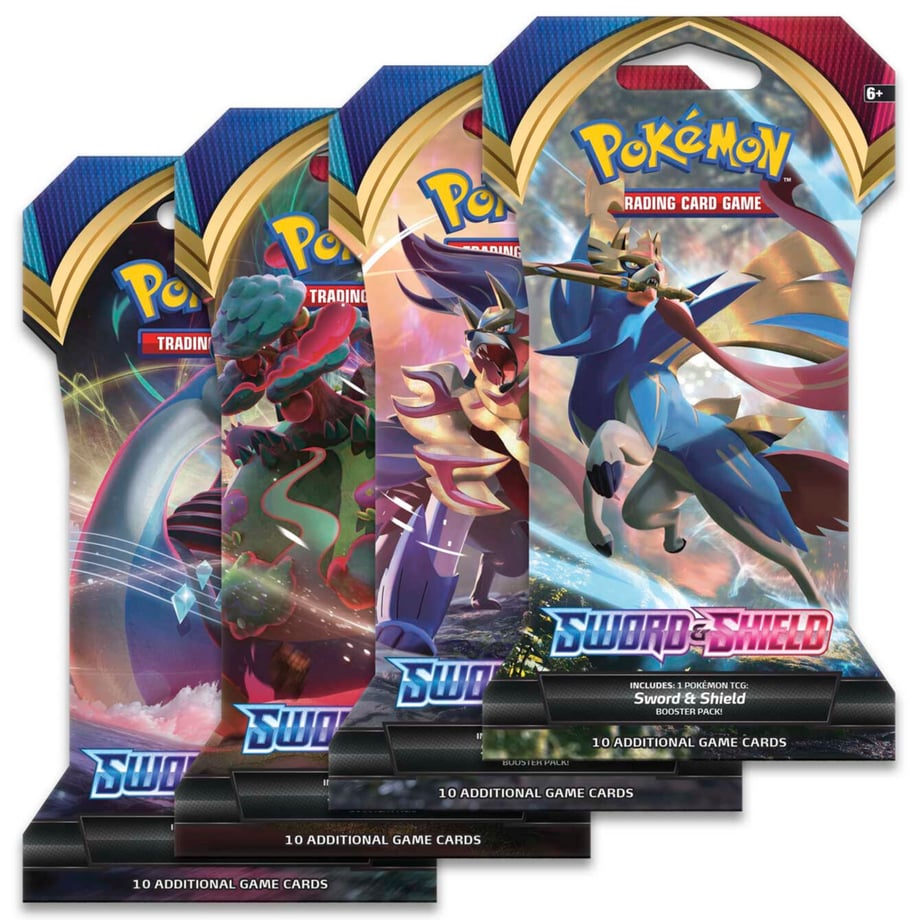 Pokemon Card Sword &amp; Shield Sleeved Booster Pack